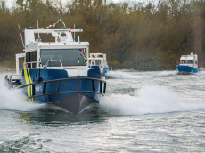 Neues Polizeiboot "WSP 3" in Koblenz getauft