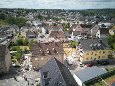 Nach Unwetter: Aufr�umarbeiten im Westerwaldkreis nach Unwetter dauern an