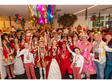 Karneval trifft Energie: Tollit�tenpaare feiern mit der evm-Gruppe in Linz