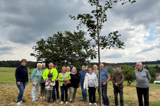 Dorfchronikgruppe Hanroth pflanzt Winterlinde und arbeitet an Chronik