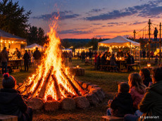 Lagerfeuerfest in W�lmersen verbindet Sport, Show und Lagerfeuer
