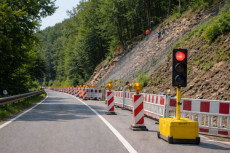 Forstarbeiten auf der L258 sorgen f�r Verkehrseinschr�nkungen bei Neuwied-Gladbach
