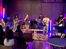 Vier Bands der Kreismusikschule rocken das Kulturwerk Wissen