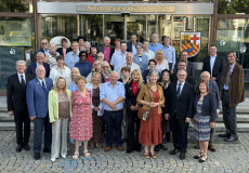 Herzliche Begegnung in Neuwied: G�ste aus Bromley zu Besuch