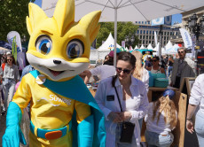 Energie spielerisch erleben: Der S�wag-Energiepark beim Kinderfest in Linz am Rhein