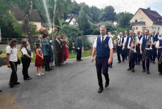 90 Jahre Sch�tzenfest in Selbach: Prozession zu Ehren der heiligen Anna