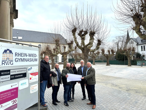 Rhein-Wied-Gymnasium: Schulhof wurde umweltfreundlich entsiegelt