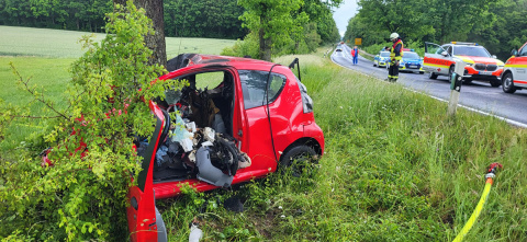 Aktualisierung: Tragischer Verkehrsunfall auf der L 317 bei Nentershausen