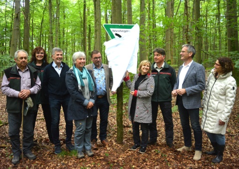 Groer Jubel: "Nauberg" amtlich als Naturschutzgebiet anerkannt und eingeweiht
