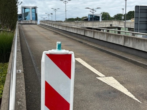 Bauarbeiten am Parkdeck des RegioBahnhofs in Wissen dauern an