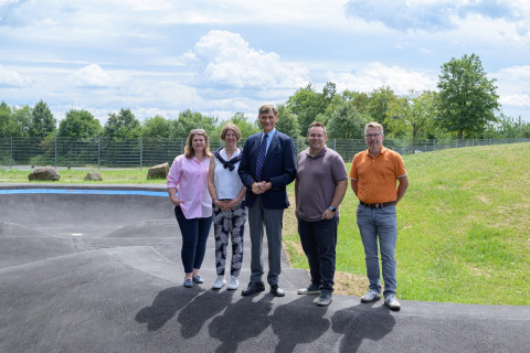 Offizielle Er�ffnung des neuen Pumptracks in Wirges