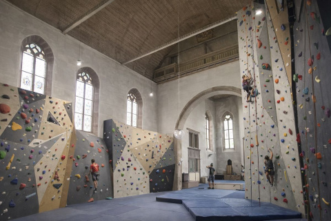 Neue Ideen f�r Heilig Kreuz: Kletterhalle als Zukunftsoption