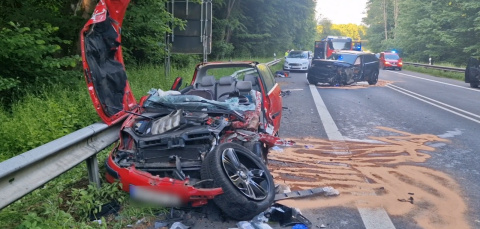 Eilmeldung: Schwerer Frontalzusammenstoß auf der B49 bei Montabaur