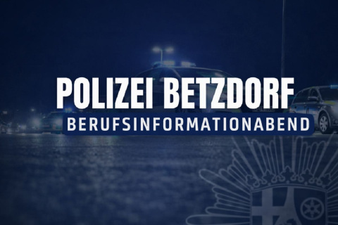 Berufsinformationsabend der Polizei Betzdorf f�r Schulabg�nger und Quereinsteiger
