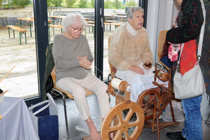 Wolle spinnen ist ein altes Handwerk