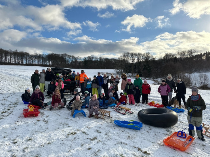 Rodelspa� in Michelbach: Ein Wintervergn�gen f�r die ganze Familie