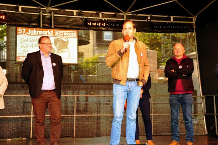 Julian Schmitz-Avila war erneut als Schirmherr erschienen