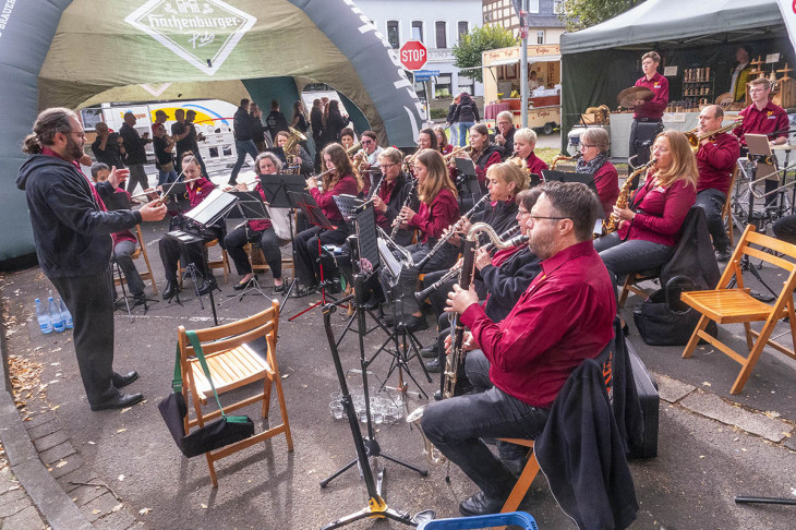 Sie sorgten f�r die Musik beim Start am Samstag.