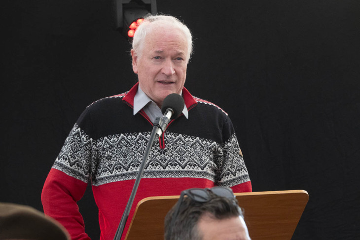 Ortsb�rgermeister Winkelmeier. 
