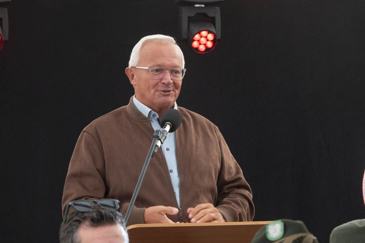 Landrat Achim Hallerbach. 