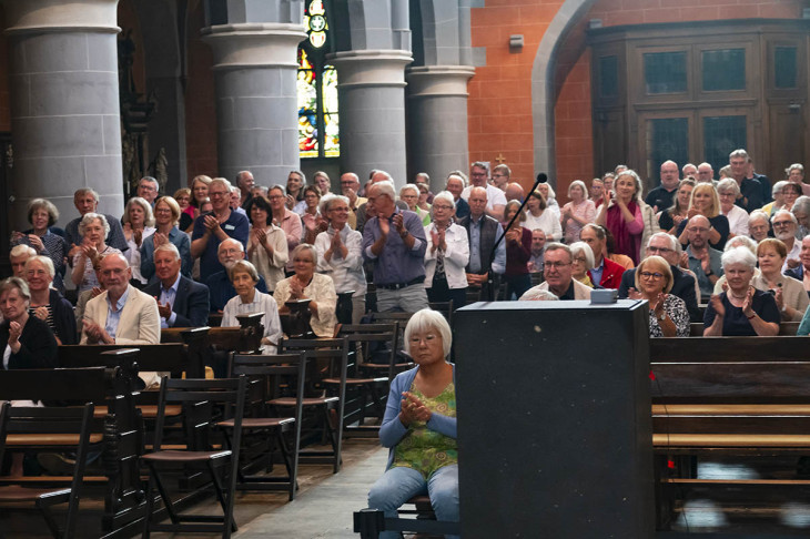 Standing Ovation am Ende des Konzertes. 