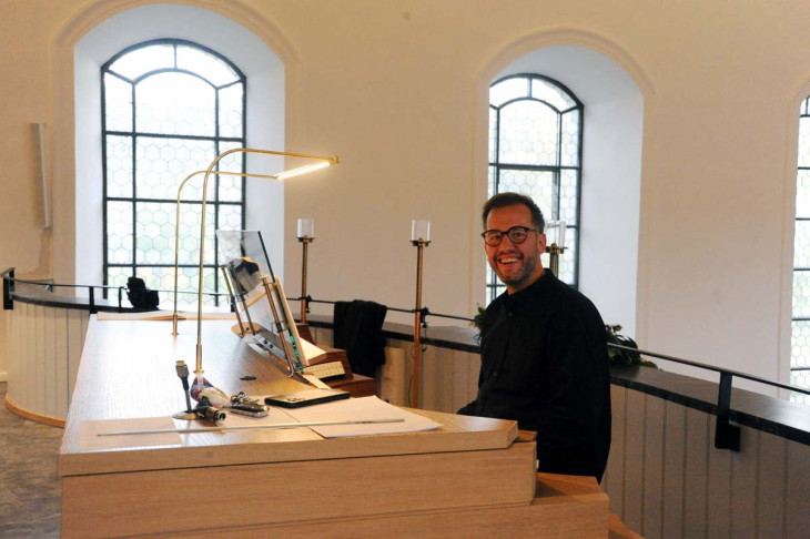 Andreas Auel freut sich �ber den neuen 