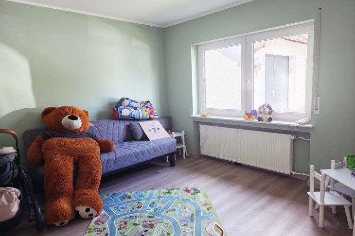 Spielzimmer im neuen Haus des Vereins