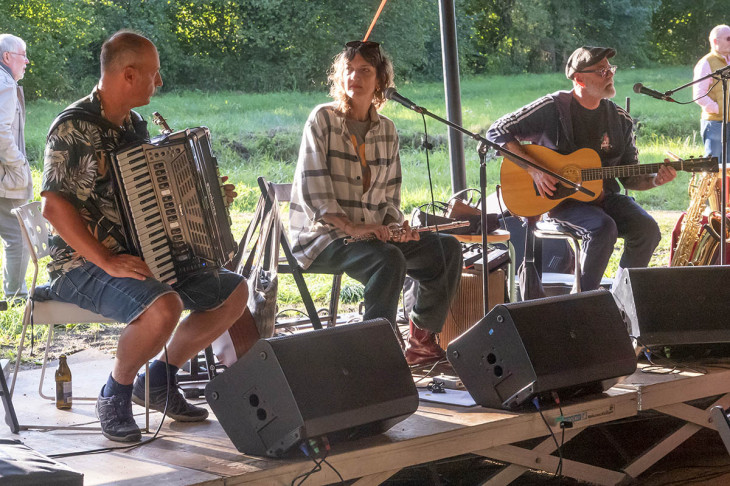 Yukazu, Lena Kr�ger und Mike Hermann. 