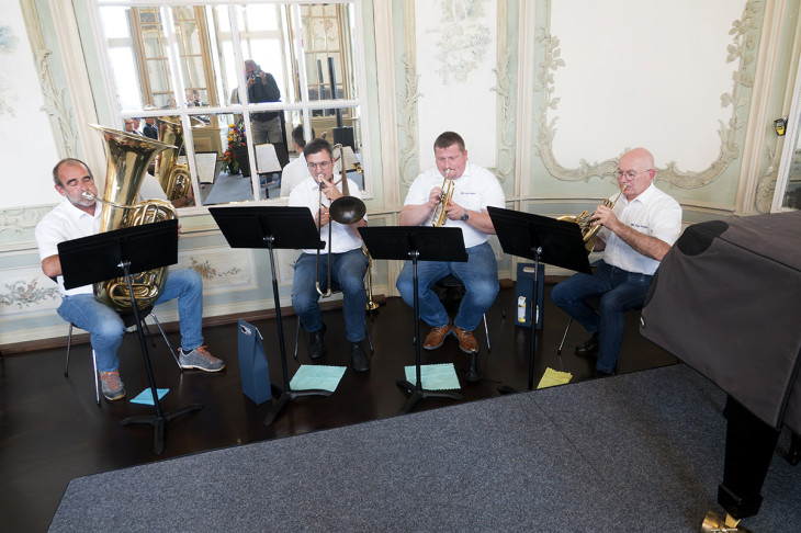 Sie sorgten f�r den festlichen musikalischen Rahmen. 