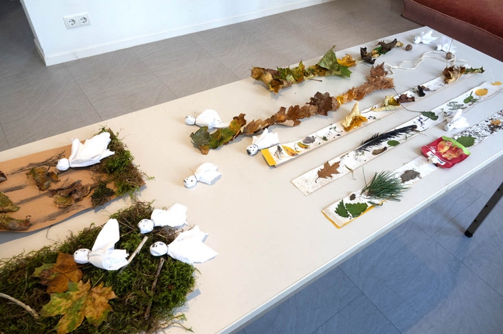 Ein Sch�lerprojekt im Rahmen der Ausstellung. 