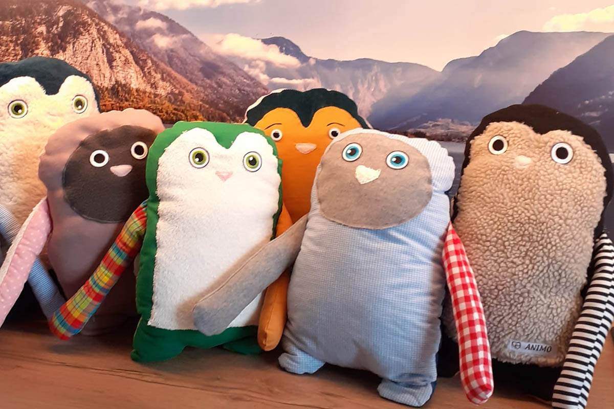 Erinnerungskissen k�nnen Trauernden Trost spenden. Foto: Claudia Kossmann
