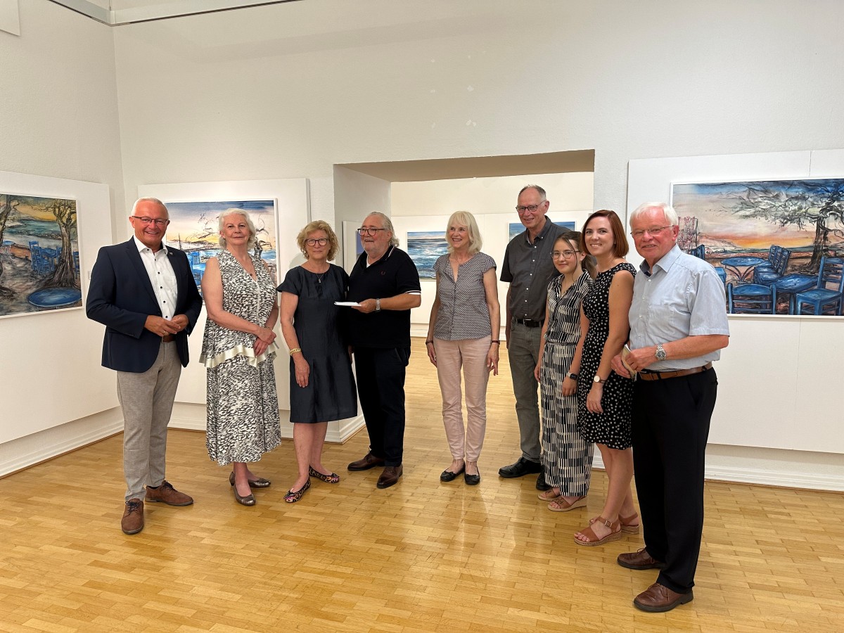 Mediterranes Flair in Neuwied: Uwe Langnickels "Bella Mediterrana" im Roentgen-Museum