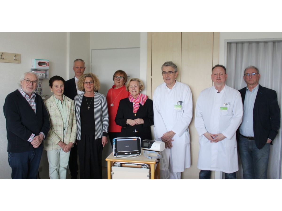 Spende fr bessere Atemdiagnostik: Neues Kapnometer im Bethesda Klinikum Freudenberg