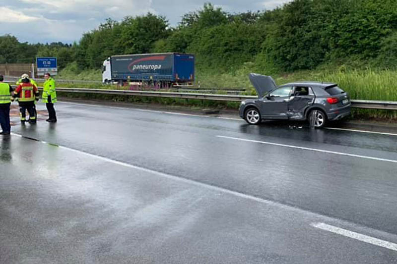 Nicht angepasste Geschwindigkeit: Mehrere Unflle auf Autobahn 