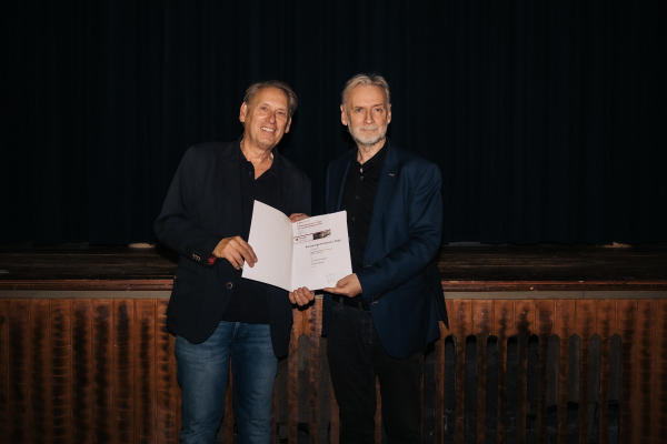 Kinobetreiber Uli Hsch und  Jrgen Hardeck. (Fotos: privat)