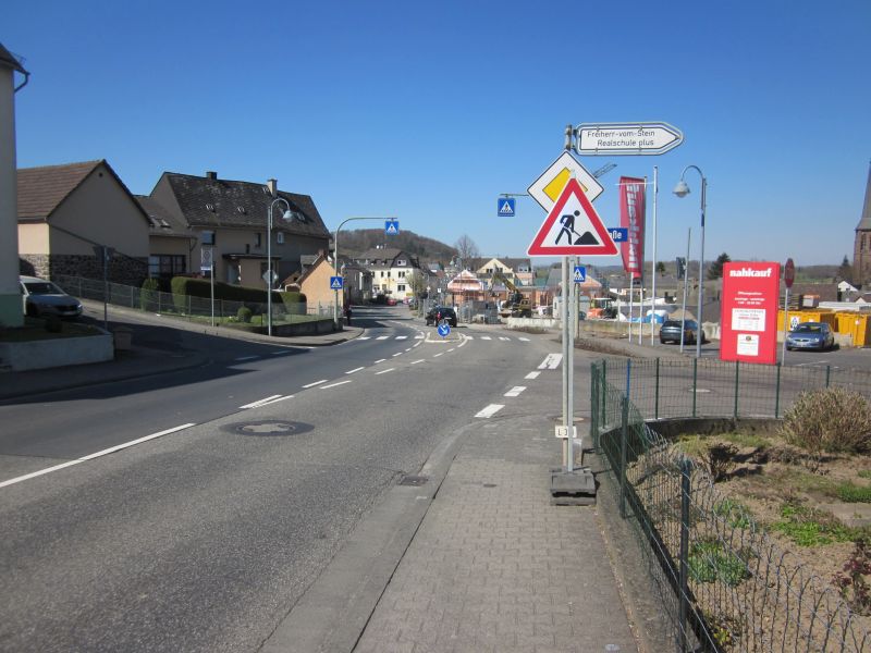 Nentershausen: Wasserleitungsarbeiten in der Ortsdurchfahrt (L318) bis 5. Mai
