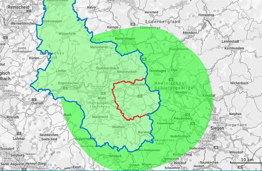 Strafen fr Einreisende: Oberberg appelliert 15-Kilometer-Regel einzuhalten
