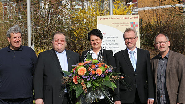 Von links: Bruder Erich Spratte, Bruder Michael Schmunk (von den barmherzigen Brdern in Montabaur), Elisabeth Disteldorf (Geschftsfhrerin der Katharina Kasper ViaSalus GmbH), Alfons Donat (Geschftsfhrer der Katharina Kasper Holding GmbH) und Franz Schmitz (Einrichtungsleitung) Foto: Katharina Kasper ViaSalus GmbH