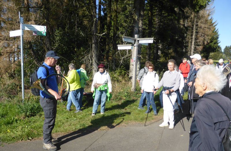 15 Bad Marienberger Wanderer nahmen an der Sternwanderung teil. Fotos: privat