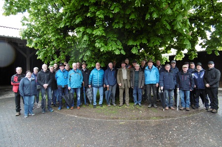 Gruppenbild von der diesjhrigen Ortsbrgermeisterwanderung in Obererbach (Foto: Verbandsgemeindeverwaltung Altenkirchen)