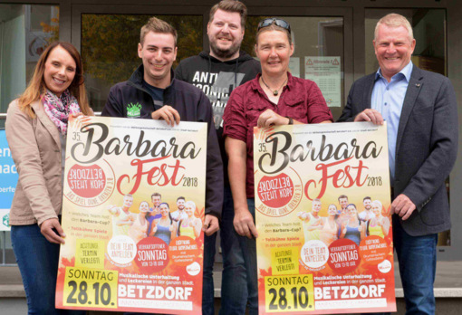 Ohne Baustelle und ohne Umleitung zum Spielspa beim Barbarafest