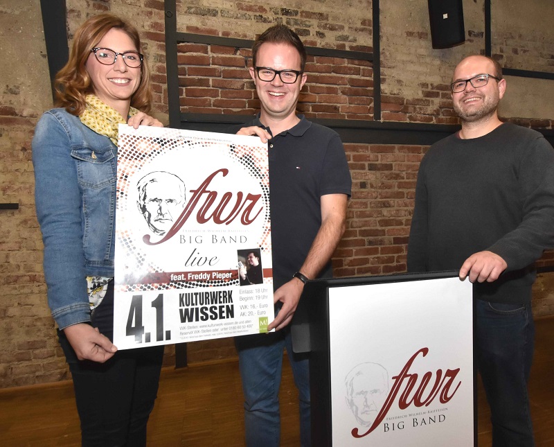 Friedrich-Wilhelm-Raiffeisen-Bigband swingt im neuen Jahr wieder im Kulturwerk