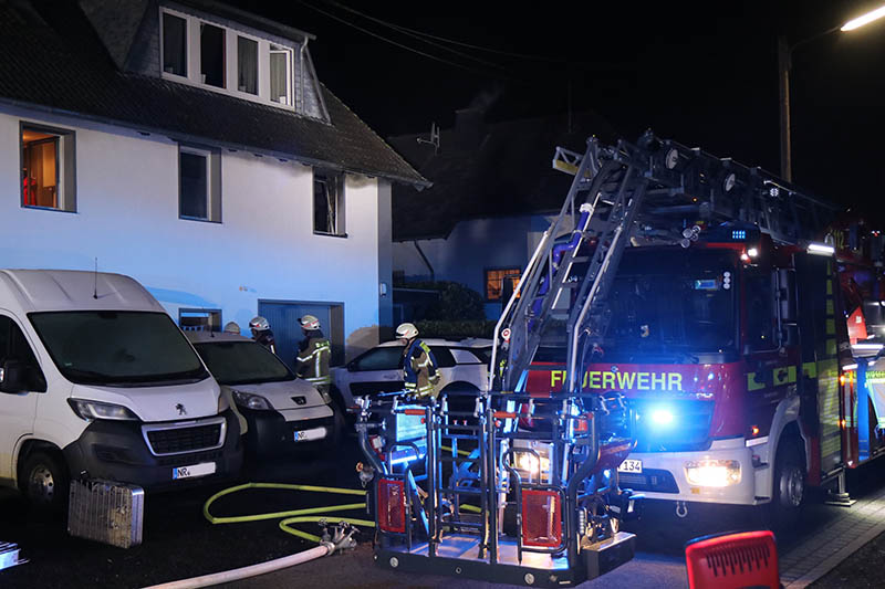 Gebudebrand in Asbach-Krankel