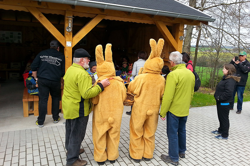 Finden wir den Osterhasen auf dem Naturerlebnispfad?