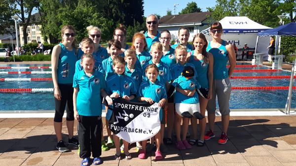 SF Puderbach mit 16 neuen Bestzeiten bei Schwimmfest