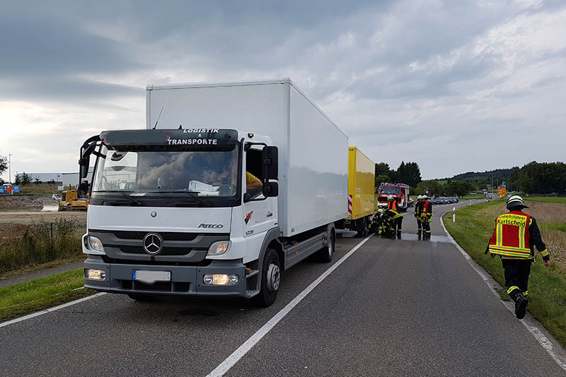 berhitzte Bremsen - Feuerwehr rckte aus