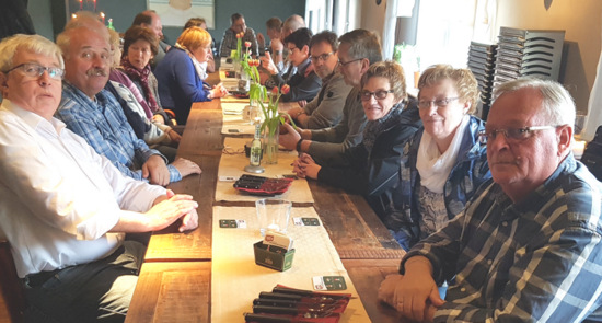 Den Abschluss machten die Schtzen in der Old Bakery in Wissen. (Foto: privat)