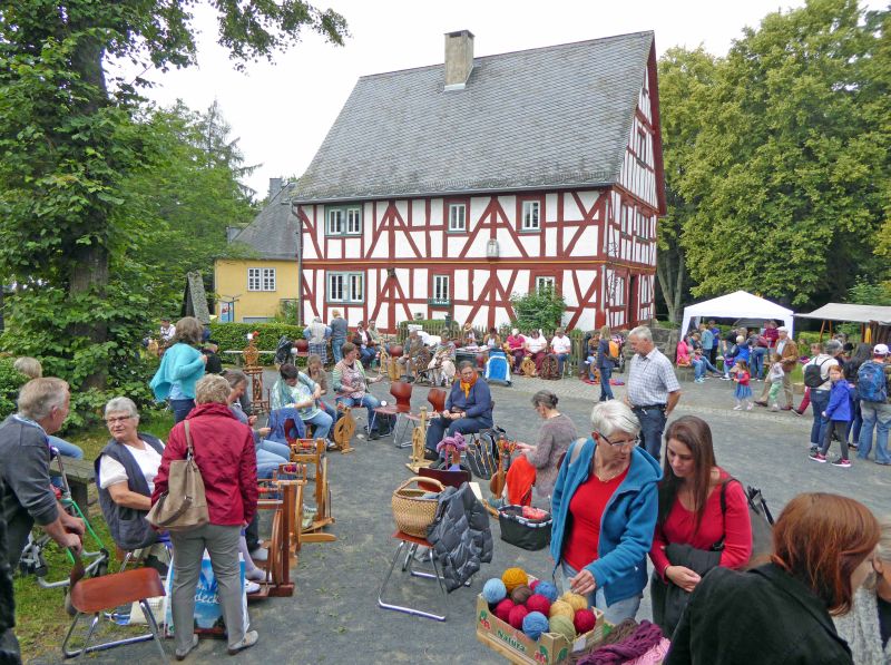 Flachstag im Landschaftsmuseum Hachenburg