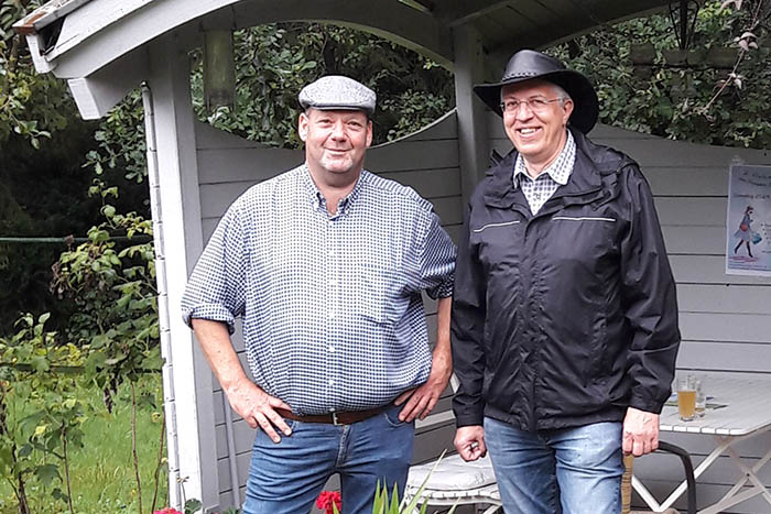 Karl Stefan Hachenberg (links) und Dr. Wolfgang Renz vertreten die Grnen im Stadtrat. Foto: privat