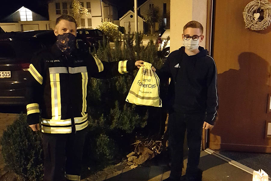 berraschung fr Kinder der Jugendfeuerwehr VG Unkel